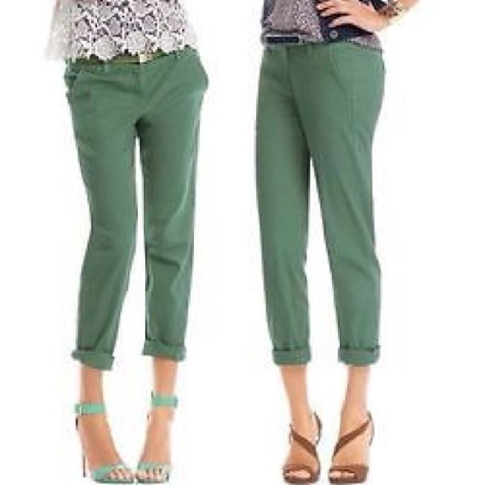 Cabi
olive green flat front chino khaki pants - Picture 8 of 8